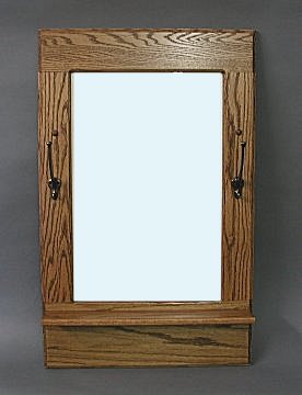 oak mirror